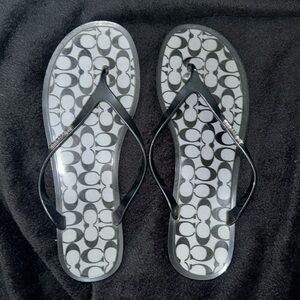 Coach flip flops